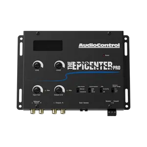Digital Electronic Amplifier - Epicenter Pro Bass Restoration Processor, Noise Reduction Equalizer, High-Voltage Line Driver, Adjustable Remote-Controlled Audio Controller