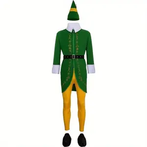 Elf costume for men and women, Halloween/Christmas cosplay, full set costumes