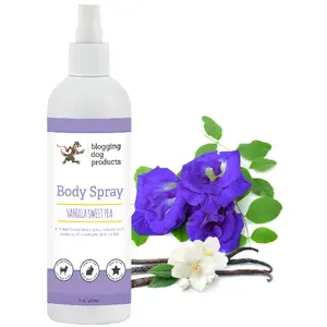 Pet Deodorizer Perfume Spray Vanilla Sweet Pea Scent for Dogs, Cats, Safe for All Pets Water based Non toxic cat perfume dog perfume pet cologne