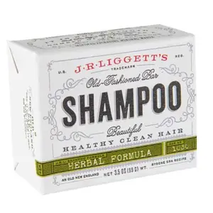 JR Liggets Herbal Mini Bar, Natural Shampoo Bar, with Antioxidants and Vitamins-Detergent 0.65 oz