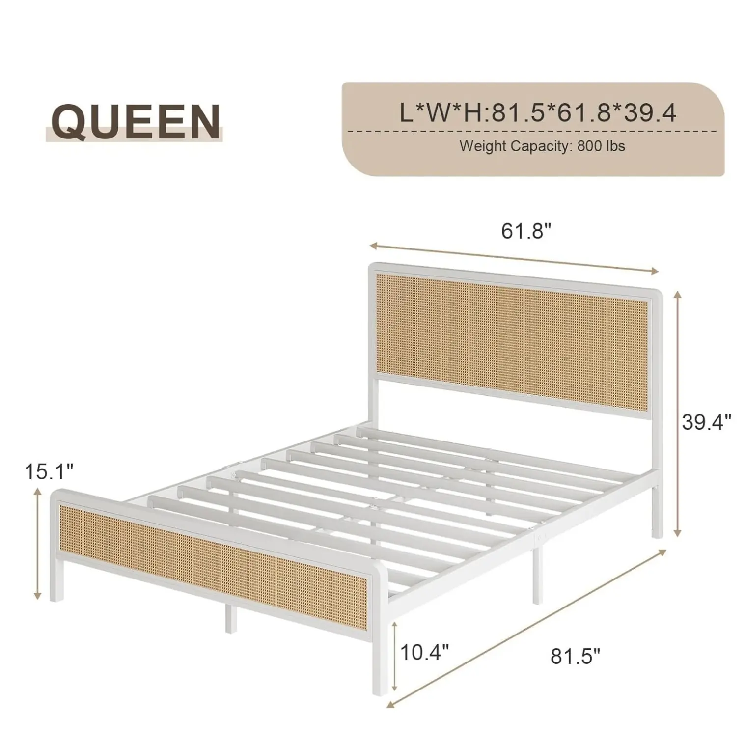 Queen Size White