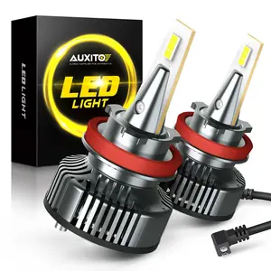 AUXITO H11B LED Headlight Bulbs Kit 100W 30000LM Low Beam Super Bright White