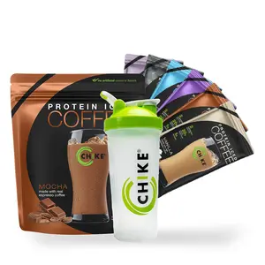 Chike Protein Iced Coffee Exclusive TikTok Bundle: Mocha Bag, Variety Sampler, Shaker 20g Protein 2 Espresso Shots 1g Sugar