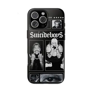 Black Scrim Ruby Suicideboys iPhone Tough Case – Case iPhone X XS 11 12 13 14 15 16 17 ProMax – G59 Duo Hip-Hop Greyday Tour Protective Cover