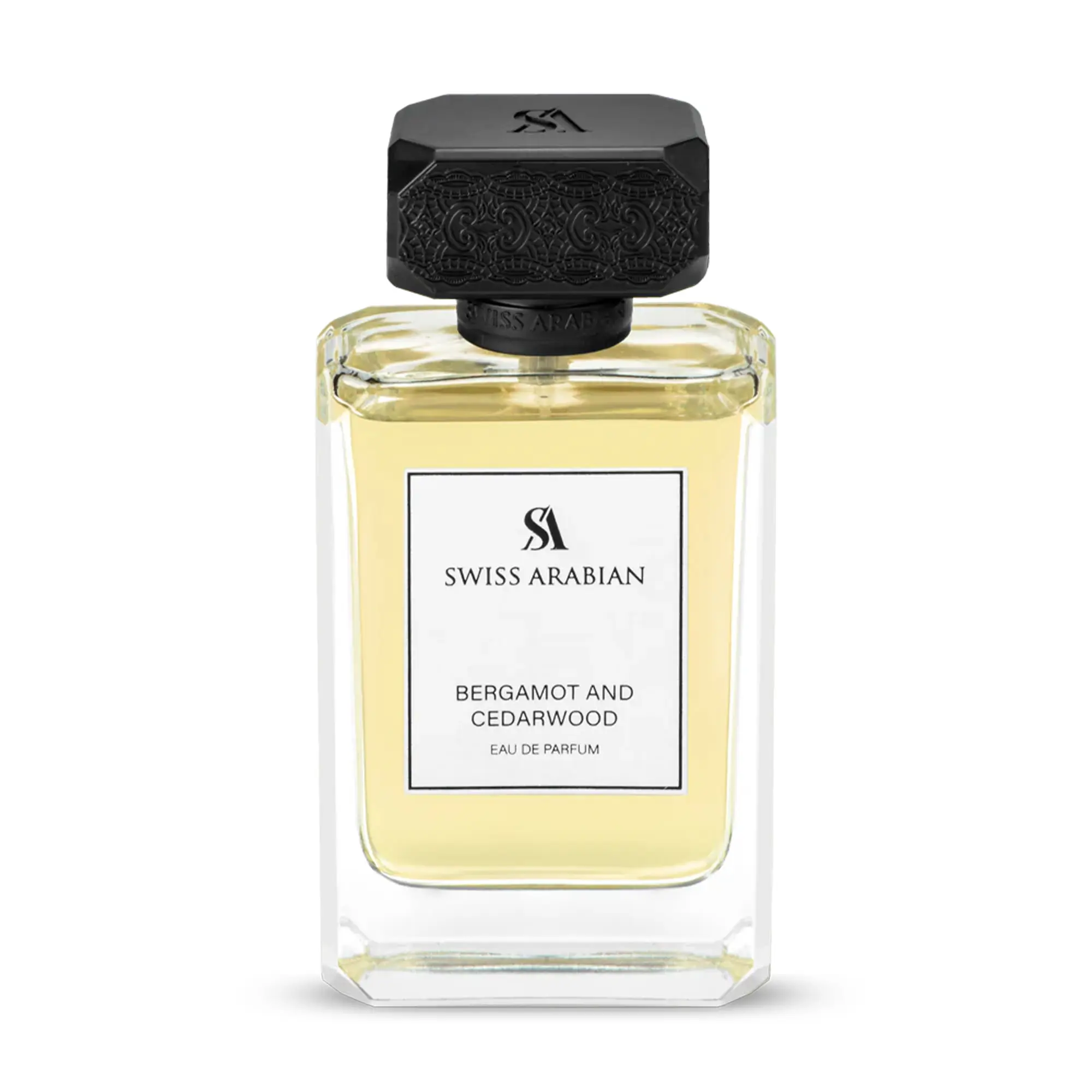 Swiss Arabian Bergamot and Cedarwood Eau de Parfum for Men - Long-Lasting Cologne - Citrus Woody Fragrance - Arabic Perfume - EDP - 3.4 oz - Fresh, Sophisticated Aroma for Men