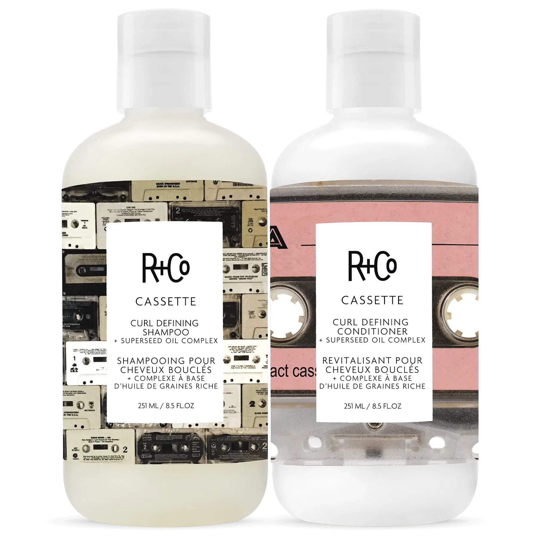 CASSETTE Curl Defining Shampoo + Conditioner Set