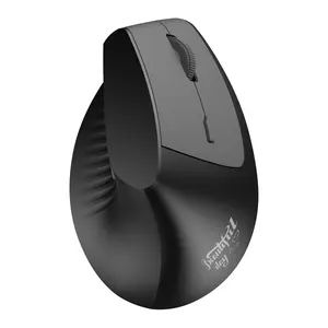 AJAZZ I300 Wireless Ergonomic Mouse Dual Mode 57 Degree Vertical Mouse for Long term Office Work Without Exhaustion DPI1600 Gaming Optical Sensor Smooth Roller Lightweight 84g Supports Multiple Systems Suitable for Esports Games and Office Work