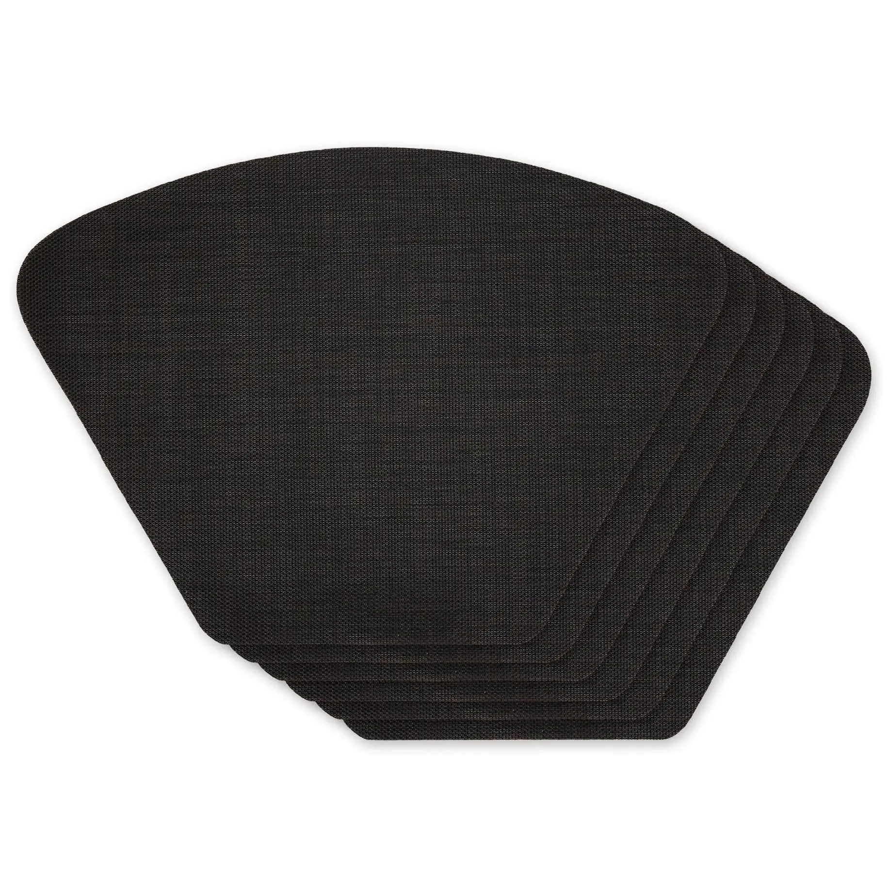Design Imports Set of 6 Solid Placemats for Round Tables