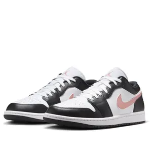 Jordan 1 Low Black Rust Pink Men's 553558-165 New