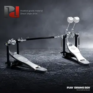 PD Direct Drive Double Pedal – Professional Double Bass Drum Pedal with Adjustable Metal Footboard, Smooth and Responsive Action, Sturdy Metal Frame for Acoustic & Electronic Drums