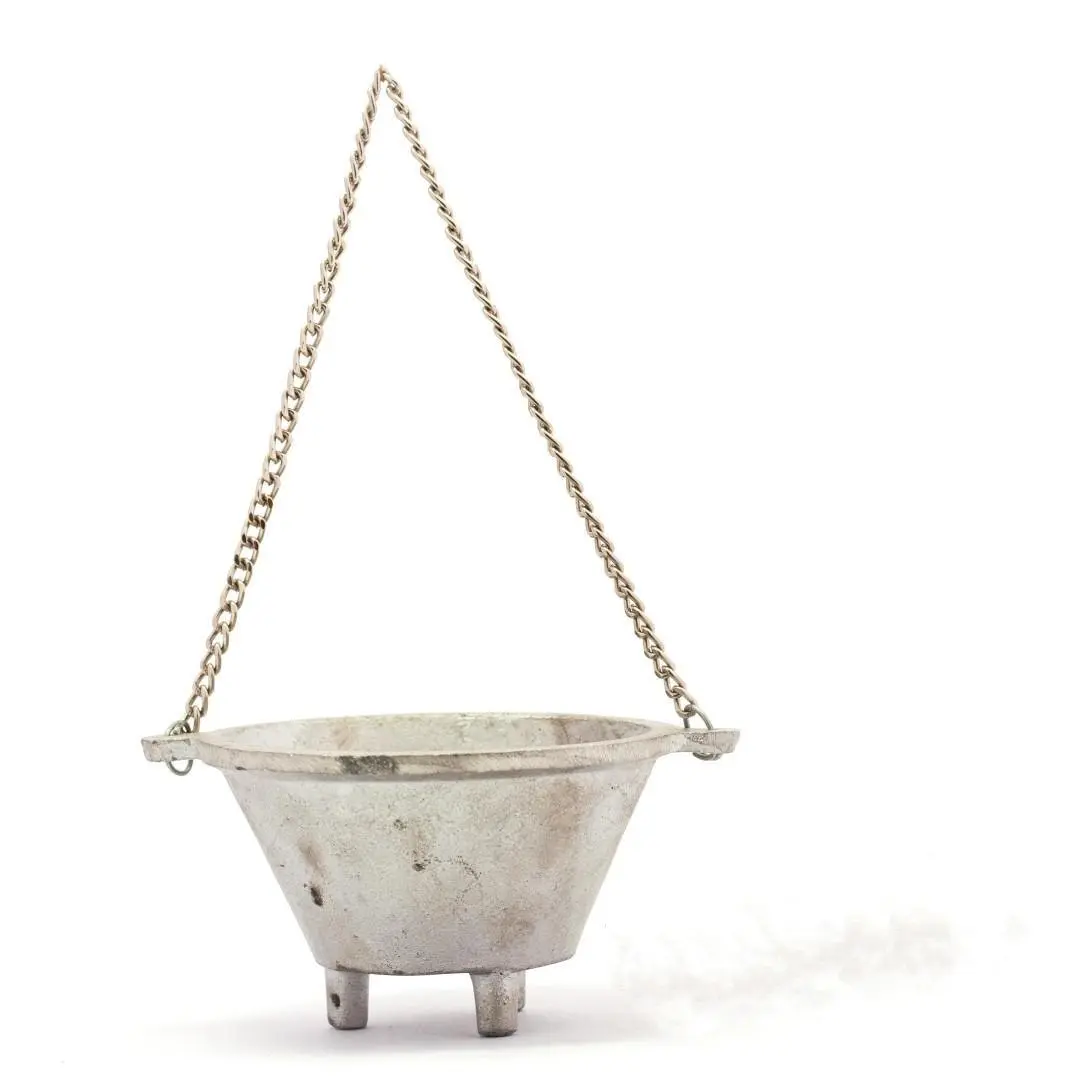 Aluminum Hanging Incense Burner - Charcoal and Resin Friendly