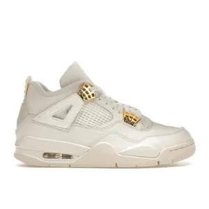 Jordan Women's 4 Retro Metallic Gold Basketball Shoes, from StockX