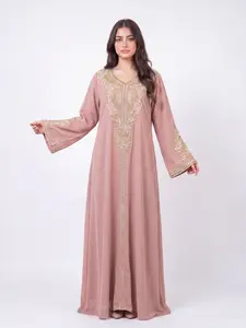 Sultana Jalabiya - Embroidered Women's Jalabiya - Ceremonial, Traditional, Arabic Eid Dress - Perfect for Ramadan, Gifts for Her, Eid,