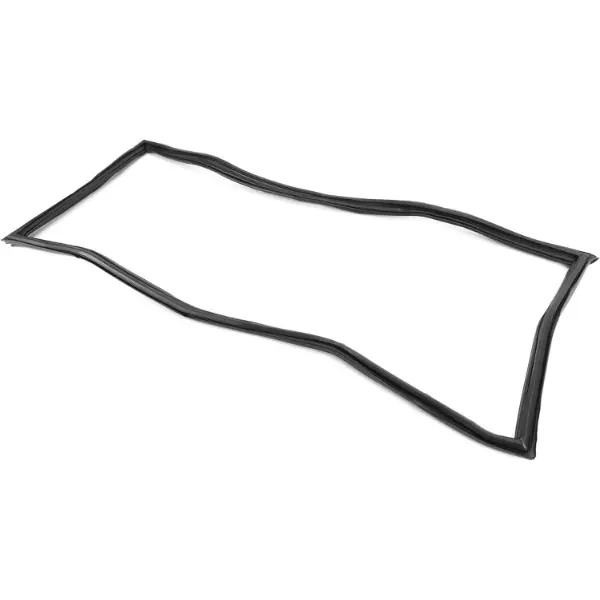 HECASA W10830055 Black French Door Gasket Seal Part, Compatible with Whirlpool Refrigerator-Freezer Models W10163991, W10191105, W10443238, AP6027230 for Replacement