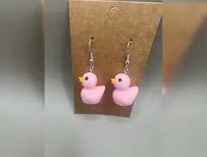 Large Duck Earrings