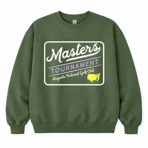 2026 The Masters Tournament Sweatshirt ,Trendy Golf Masters Style Sweatshirt Classic Tournament Graphic Crewneck for Men Women Golf Fans Gift Idea for Dad Friends Birthday Holiday Casual Outfit Sporty Clean Vibes Comfortable Cozy Everyday