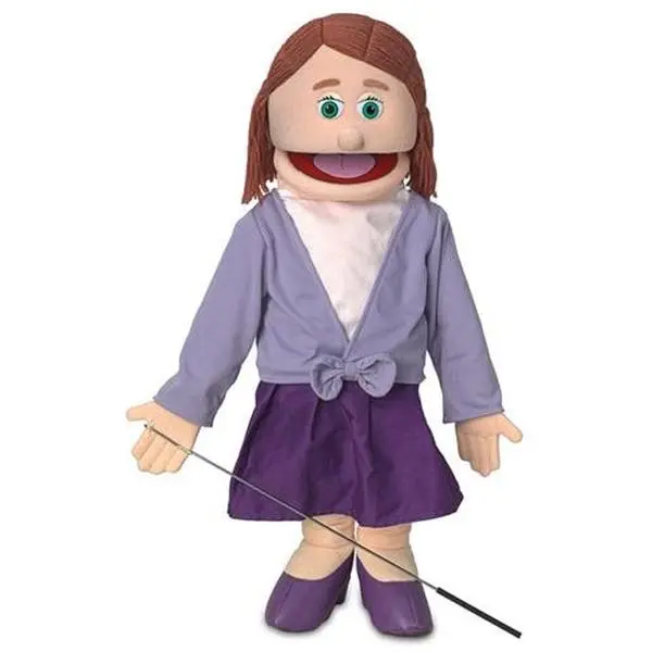 Sarah, Woman Puppet, Peach Skin (25")