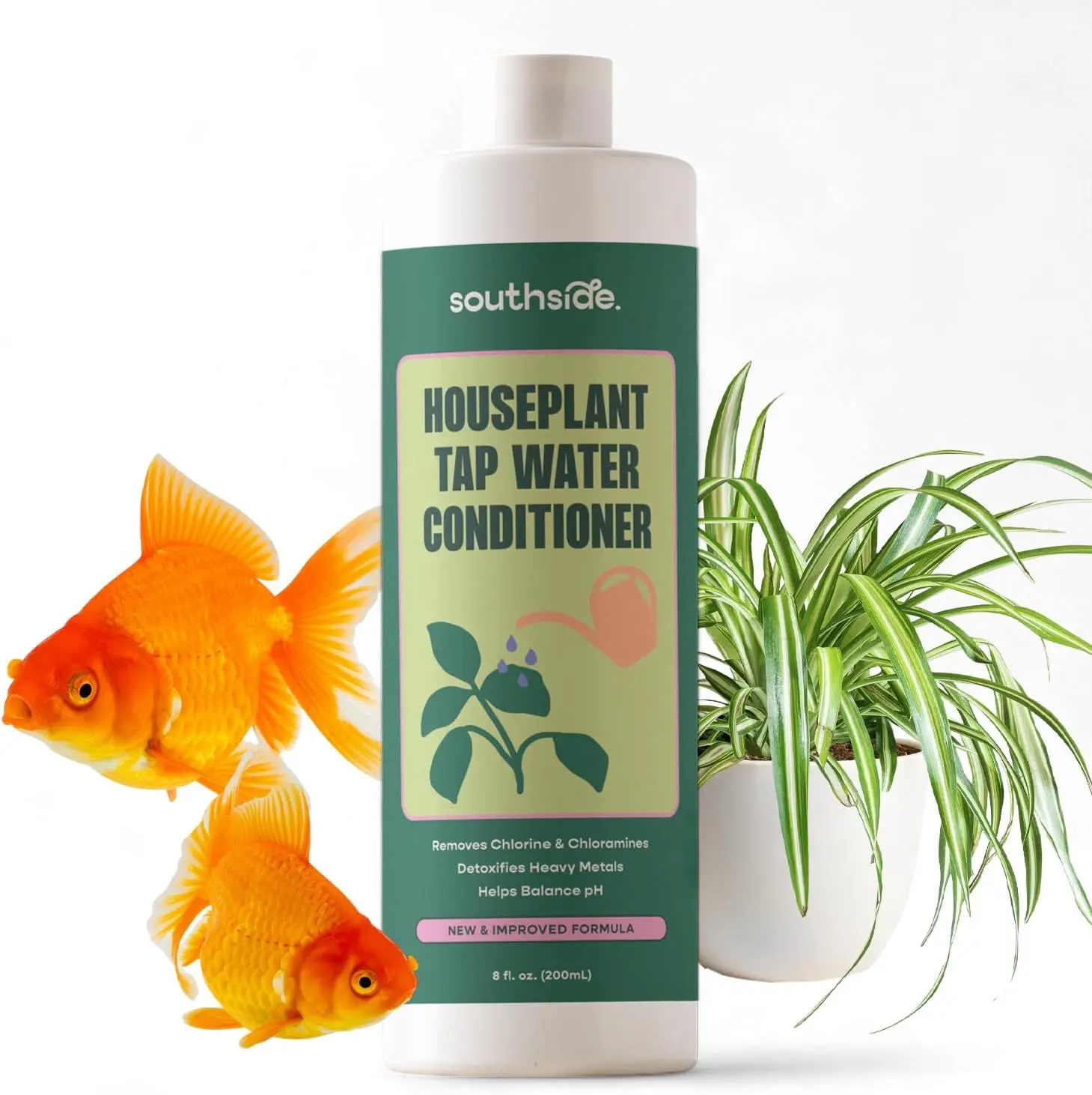 All-in-One Tap Water Conditioner for Houseplants, Hydroponics & Aquariums - Remove Chlorine, Chloramines & Heavy Metals, Improve pH, 8 Oz