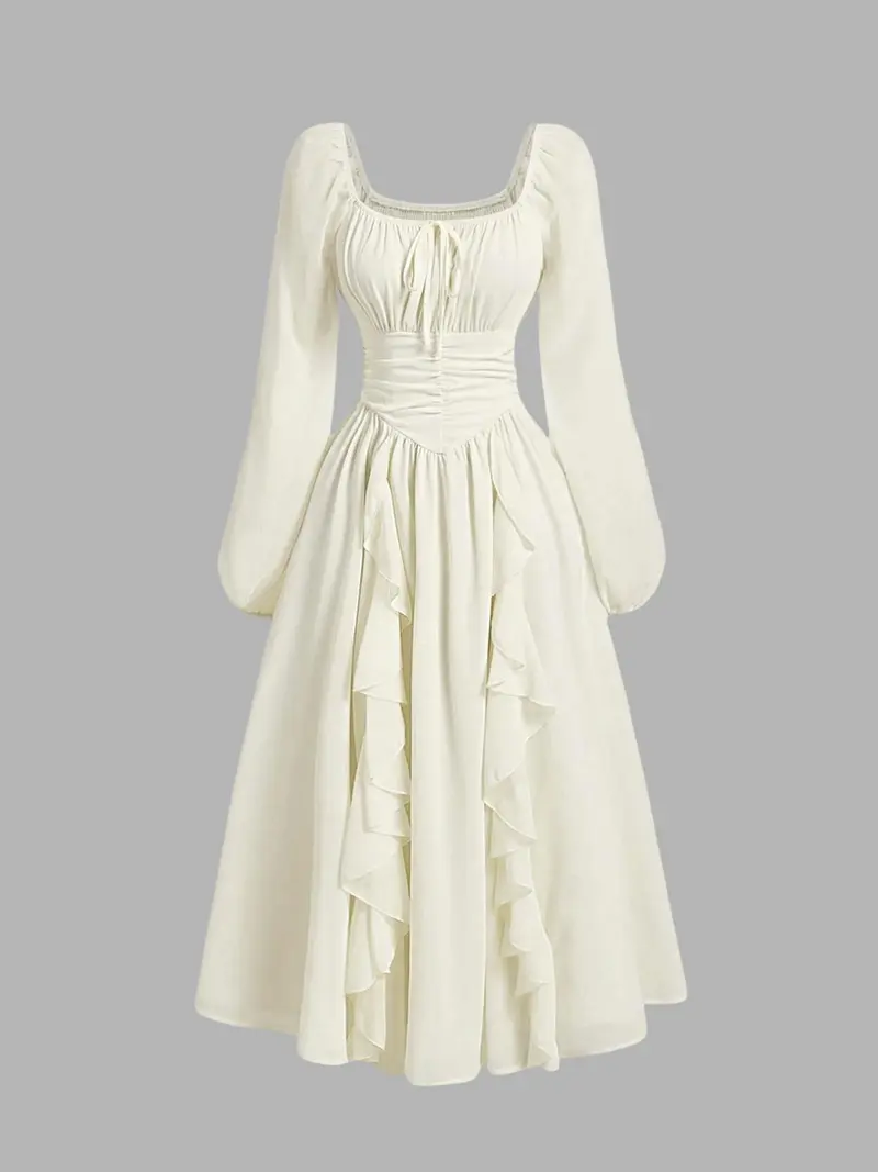 white graduation dress long sleeve - TikTok Shop white graduation dress long sleeve - TikTok Shop