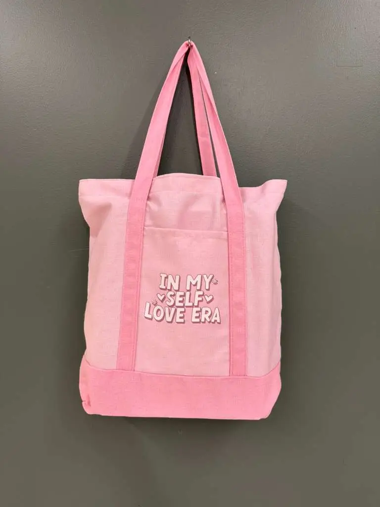 Pink Tote Bag (to carry your favorite Kelsie books)