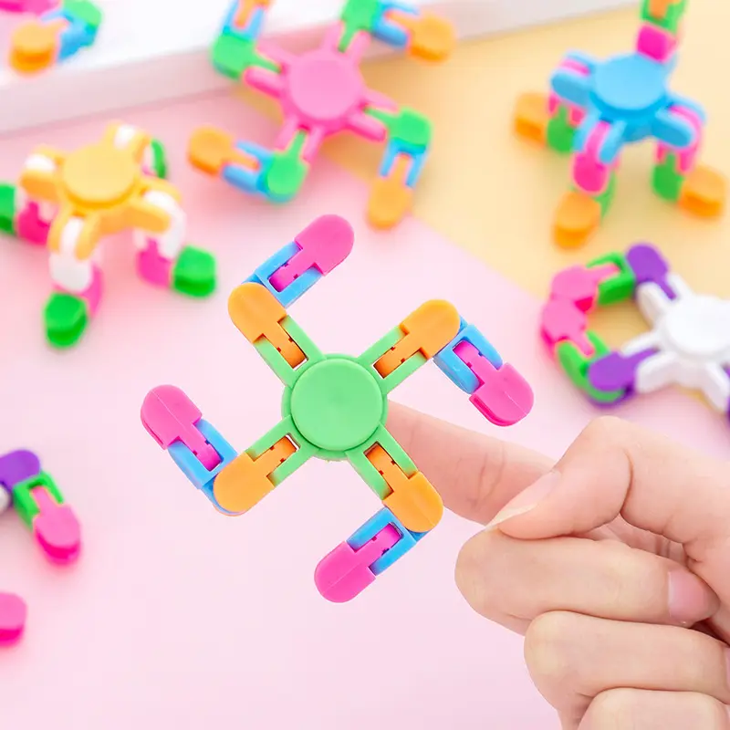 EFFUN Plastic Sensory Fidget Spinner - 1PC Compact Education Device Accessory for Stress Relief Fidgeting, Learning & Children Development, 0.04Lb (Free Gift, Not for Purchase; Listed Value $0.1)