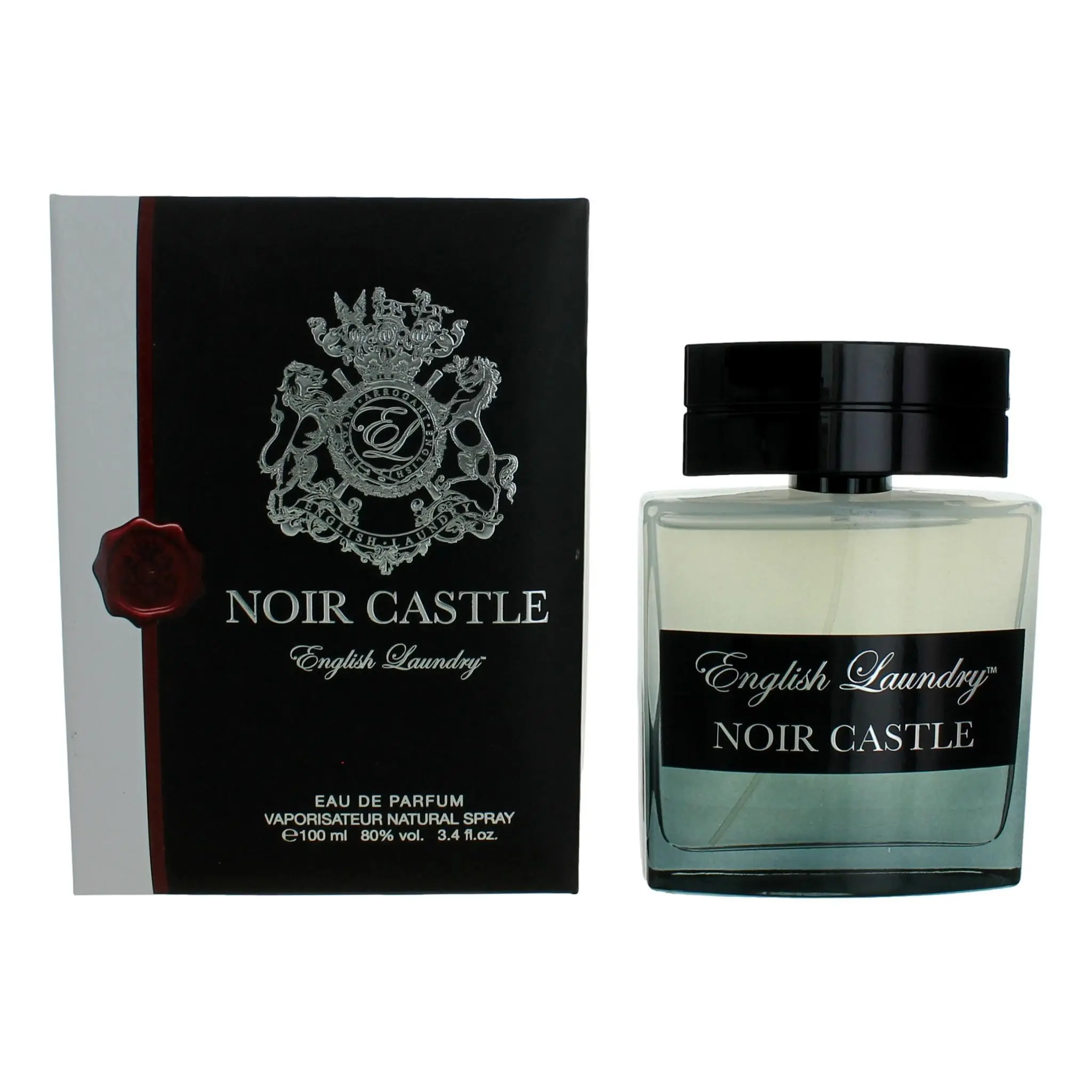 Noir Castle EDP Spray for Men, Mysterious Masculine Cologne with Sandalwood and a Captivating Aroma, 3.4 oz, Dark And Mysterious, 3 To 3.9 Fl Oz, Noir Men's Fragrance, 3.4 Fl Oz, Mystery Appeal