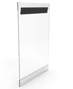 FixtureDisplays® Clear Frameless Plexiglass Acrylic Wall Poster Frame with Slide-In Design Holds 22" x 28" Prints Hardware Inclulded 11481-2-NEW-NF