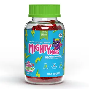 Mighty Minis Kids Daily Multivitamin Gummies Zero Grams of Sugar Supplement Healthcare Dietary