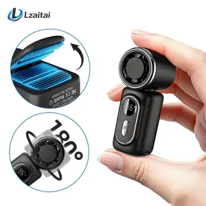 Mini Clip-On Fan Portable 5-Speed Rechargeable with 3000mAh Battery 180° Adjustable Hands-Free Personal Fan for Backpack Umbrella Stroller Desk Travel Outdoor Use - Usb Fan