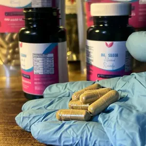 Dr. Sebi's Fibroid Remedy Capsules - Vegan Herbal Capsules for Hormonal Balance & Menstrual Health - Non-GMO, Plant-Based Formula with Red Raspberry Leaf, Dandelion root, Sarsaparilla, Rhubarb root, Cascara Sagrada, Nettle - Boost Energy & Vitality Health