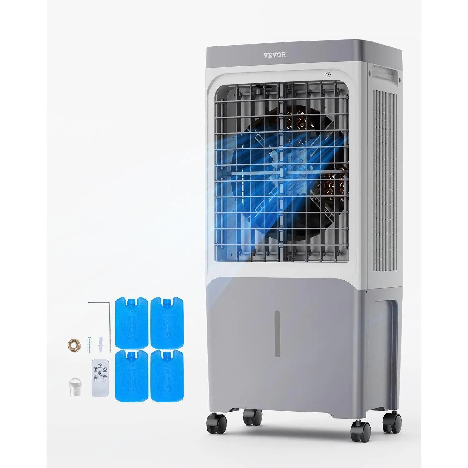 【Summerfinds】VEVOR Evaporative Air Cooler 1800 CFM with 6.8 Gal Water Tank Portable Swamp Cooler