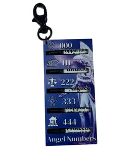 Angel Number Keychain with Divine Digits