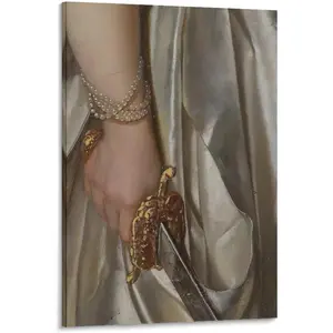 Redamancy Woman In Satin Dress Victorian Poster Canvas Wall Art Poster For Room Aesthetic And Decor For Bedroom Living Room Bathroom Kitchen Office Decor