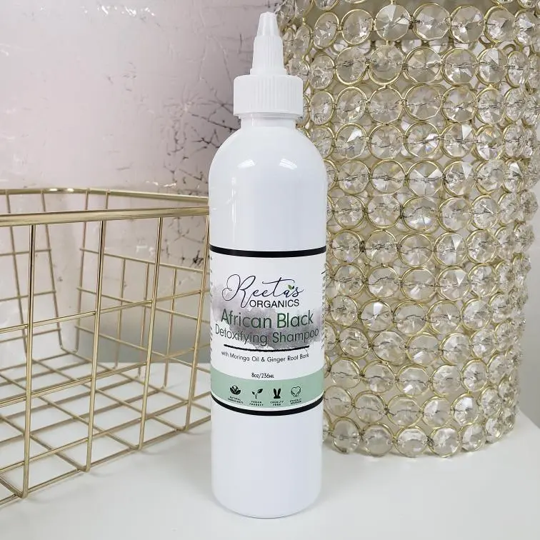 African Black Detoxifying Shampoo by Reeta's Organics
