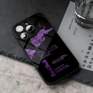 Fashion Red Bull Logo Phone Case Cover Tempered Glass For iPhone 16 17 13 14 12 15 11 Pro Max Plus Mini X XR SE2020 Coque