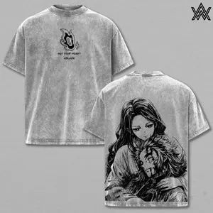 Kyojuro Rengoku Tee Washed – Demon Slayer Washed Anime Manga T-Shirt, Vintage Washed Inferno Hashira Graphic Tee, Unisex Oversized Streetwear Shirt, Flame Breathing Legend Anime Aesthetic Tee, Gift for Demon Slayer Fans