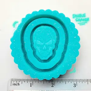 Skull Double Shaker Mold
