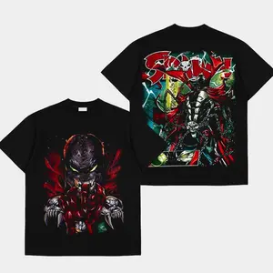 Spawn Premium Cotton T-Shirt, Al Simmons T-shirt, Character Image Comics Fans Shirt, Dark Superhero T-Shirt, Comic Book Fans T-Shirt, Superhero Graphic Tee LPY