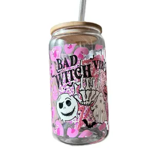 Halloween Mystery Libby Cup - Halloween Design, different mystery Halloween designs, Clear Lid, Ideal for Drinking, Bottle & Drinkware