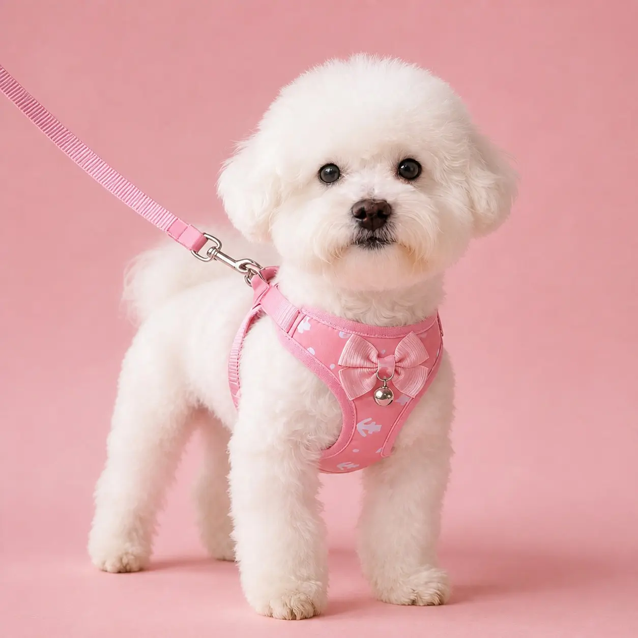 1 Set Walking Harness with Anchor Points, Puppy Harness, Ideal for Kittens and Small Dogs, Comfortable Pet Gear, Easy-To-Use Design, Perfect for Walks and Playtime