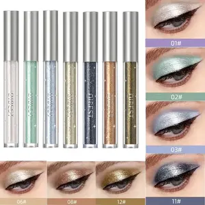 Diamond Shiny eye shadow Liquid Lasting Shiny, Waterproof, Anti smudge, Perfect Eye Makeup, Glitter Shimmer Eyeshadow