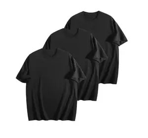 Essential Cotton T-Shirt 3-Pack | Classic Colors (Black, White, Gray) | Unisex Basic Multipack, Set of 3