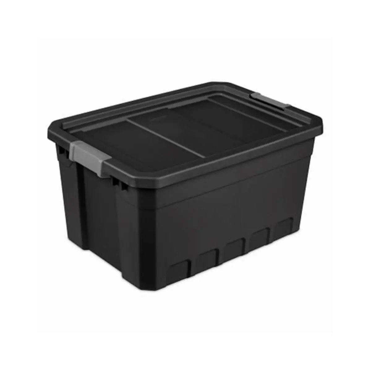 Sterilite 19 Gal Stackable Storage Bins, Stacker Box with Lid for Motorcycle & Automotive Accessories