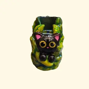 Phoenix Forge - Stealthy Neko Clay lighter cozy