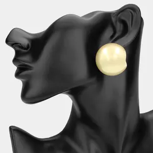 Orb Session Round Post Earrings Orb Session Round Post Earrings