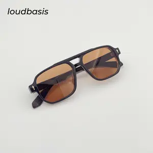 Aviator-Style Brown Shell - Brown Lenses go-to Sunglass