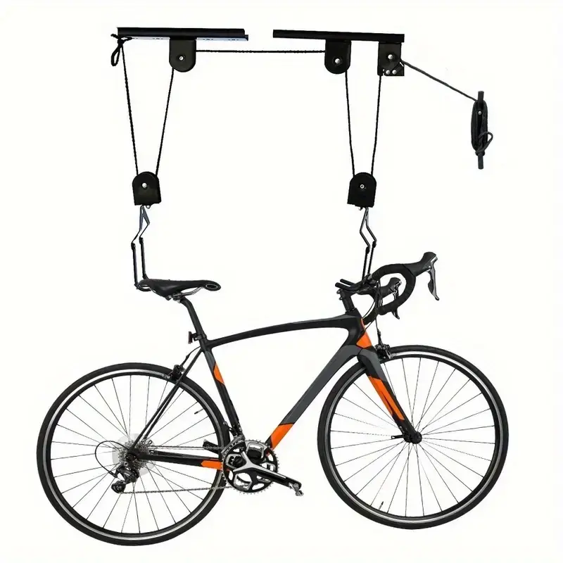 Ceiling Bike Hoist – Overhead Bicycle Storage Lift for Garage & Home