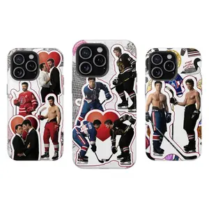 Vintage Heated Rivalry Phone Case, Ilya Rozanov & Shane Hollander & Scott Hunter Fan Cover, Tough Shockproof Protective Case, Compatible with iPhone 11-17 Pro Max/Plus and Samsung Galaxy S23-25