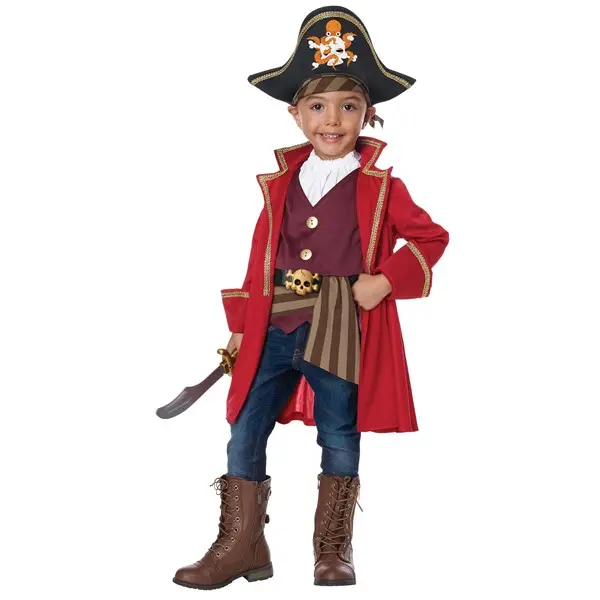 Boy's Cap'n Shorty Toddler Pirate Costume