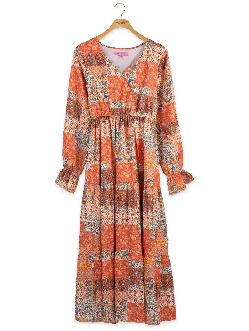 Simply Southern Mila Quilted Floral Midi Dress